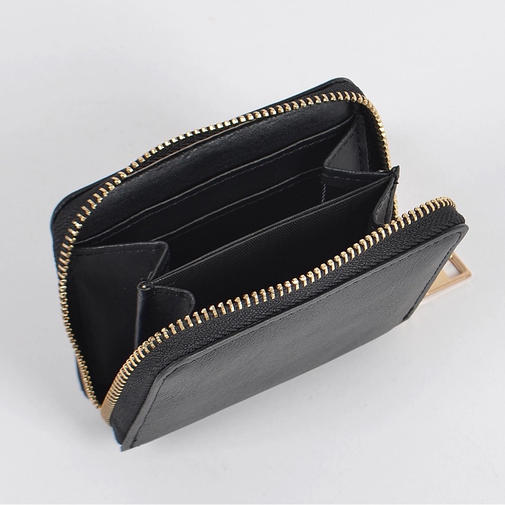* Faux Leather Wallet W/Oversized Chain - Picture 2 of 2